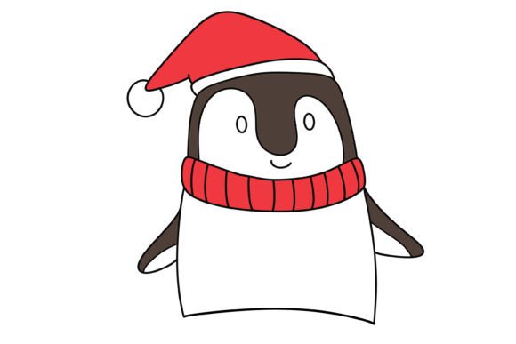 Christmas Animal Sublimation Penguin Illustrations