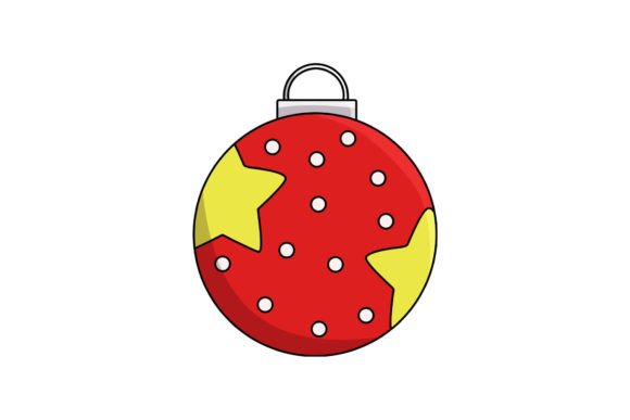 Christmas Bauble Vector Illustration for Website and Editorial Design
