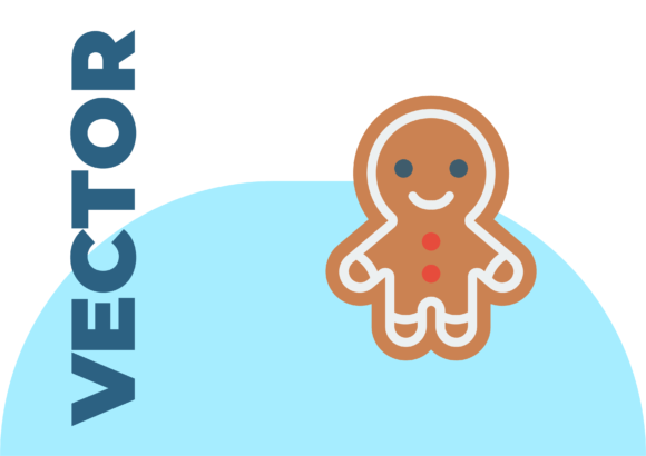 Christmas Food Gingerbread Man Illustration Review