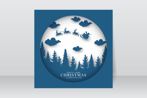 Christmas Greeting with Santa Claus Illustration Review