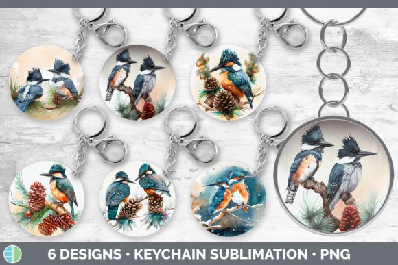 Christmas Kingfisher Keychain Bundle K Illustrations Review