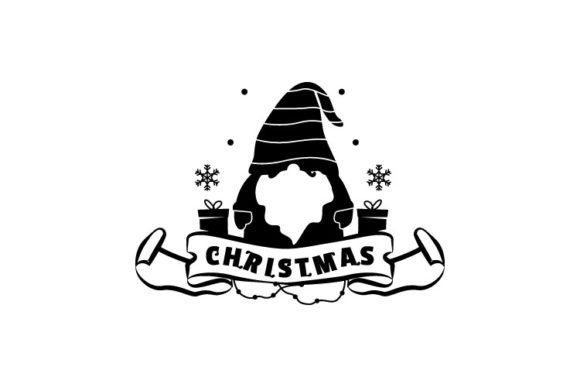 Christmas Lettering Badge Design Vector for Handmade Creations