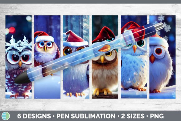 Christmas Owl Pen Wraps Epoxy Sublimat Review