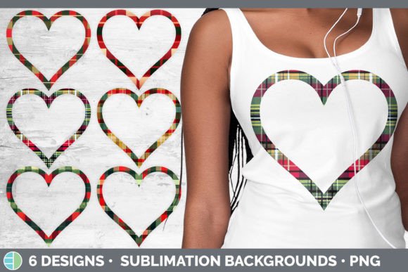 Christmas Plaid Heart Frame Clipart Su Review