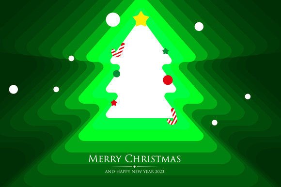 Christmas Tree Glowing Background: A Designer's Review of Illustrations
