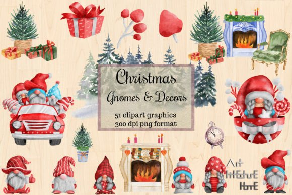 Christmas Watercolor Gnomes Cliparts Png: A Designer's Stitch-Ready Review
