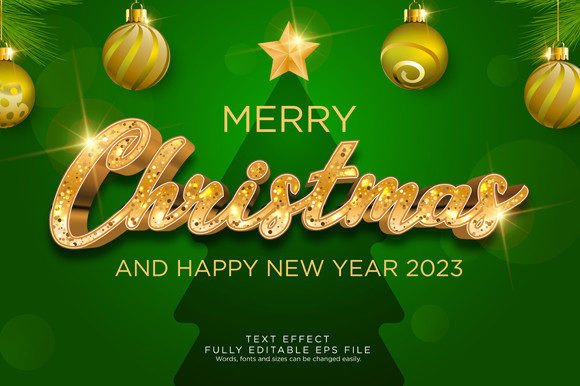 Flat Christmas Gold Card Background for Illustrations