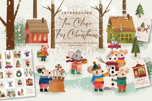 Too Close for Christmas Illustrations Review
